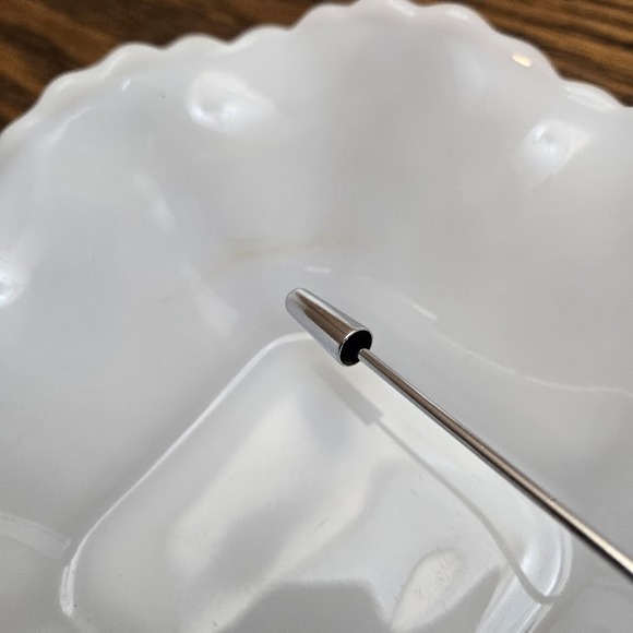 2 Hazel Atlas 1930's Mild‎ Glass Square Dish Diamond Quilt Pattern 5" MCM - Picture 6 of 8